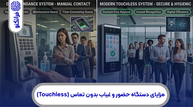 مزایای دستگاه حضور و غیاب بدون تماس (Touchless)