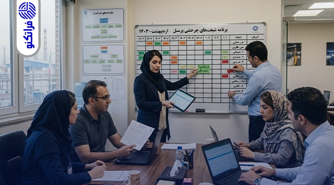 انواع شیفت چرخشی